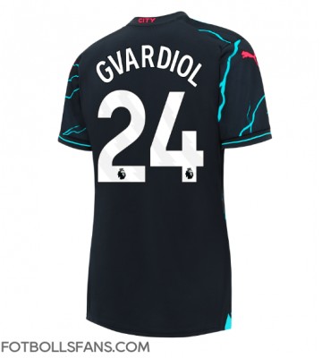 Manchester City Josko Gvardiol #24 Replika Tredje Tröja Damer 2023-24 Kortärmad